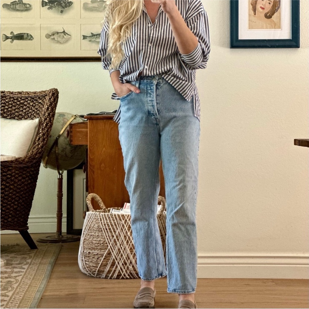 Abercrombie and Fitch Dad High Rise Jeans